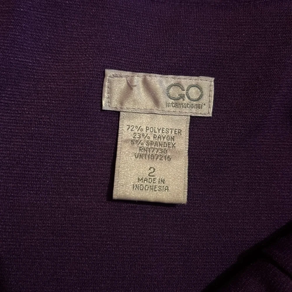 STRAPLESS PURPLE DRESS 2 - Picture 4 of 4